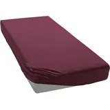 JANINE 5007 Mako-Feinjersey 180 x 200 - 200 x 200 cm burgund