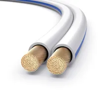 PureLink Lautsprecherkabel OFC 2x1,50mm2 (0,10mm), 50,0m, weiß