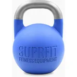 SUPRFIT – Pro Competition Kettlebells 12 kg – genormte Wettkampf Kugelhantel aus massivem Stahleinzelguss für Kraft- & Crosstraining – mit Farbcodierung zur besseren Unterscheidung der Gewichte
