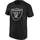 Fanatics Las Vegas Raiders Mid Essentials Crest T-Shirt schwarz/weiß M