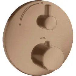 Thermostatmischer UP Axor Uno F-Set chrom mit Absperrventil