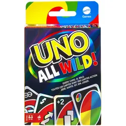 Mattel Games UNO All Wild, Kartenspiel, Familienspiel