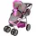 alice"s wonderland' Alice 2-in-1-Puppenwagen Sterne Rosa