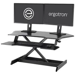 Ergotron WorkFit Corner Steh-Sitz Arbeitsplatz für einen Bildschirm bis 76,2 cm (30")