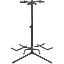 vidaXL Gitarrenständer Schwarz Stahl