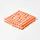 Homescapes Sitzkissen 40 x 40 cm Orange