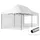 TOOLPORT Faltpavillon 3 x 6 m inkl. 2 Seitenteile Weiß