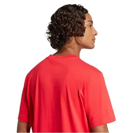 adidas Essentials Small Logo Single Jersey Shirt Pure Ruby/Black XL