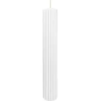 Wiedemann Kerzen Rillen Kerzen 300 x Ø 45 mm 4 Stück weiß