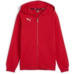PUMA teamGOAL Casuals Kapuzenjacke Jungen 01 - PUMA red/PUMA white 152