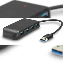 Speedlink Snappy Evo USB Hub, 7-Port, USB 3.0, Active, black
