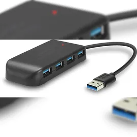 Speedlink Snappy Evo USB Hub, 7-Port, USB 3.0, Active, black