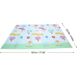 Teamson Kids Fantasy Fields Heißluftballons Kinder Sanft Baby Spielmatte 1.97m x 1.54m PS-PM002