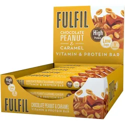 Vitamin & Protein Bar - Peanut & Caramel - 15 Stück 0