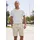 John Devin Shorts JOHN DEVIN "Bermuda", Herren, Gr. L (52/54), N-Gr, beige, Web, Obermaterial: 97% Baumwolle, 3% Elasthan, unifarben, regular fit kurz, Hosen Shorts, kurze Hose aus elastischer Baumwoll-Qualität, Topseller