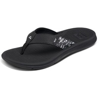 Reef Damen Santa Ana Flipflop, schwarz/weiß, 40 EU