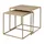 BLOMUS Beistelltisch Fera 2tlg. Stahl Beige