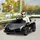 Homcom Kinder Elektroauto 12V Kinderauto mit Anzeige, Fernbedienung, Bluetooth, Lamborghini Veneno Elektrofahrzeuge mit Musikfunktion, für 3-6 Jahre Kinder, 3-7 km/h, Schwarz