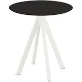 Essentials Infinity Klapptisch 70 x 70 x 73,2 cm schwarz/weiß