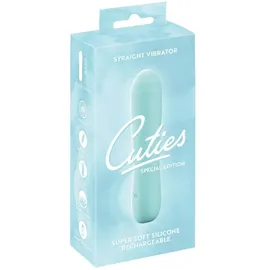 The CUTIES and pals Straight Vibrator mit 8 Vibrationsmodi, türkis