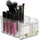 Relaxdays Kosmetik Organizer Badorganizer Transparent/Gold