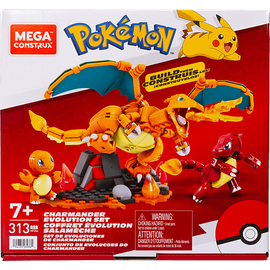 Mattel Mega Pokémon Glumanda Evolution Set