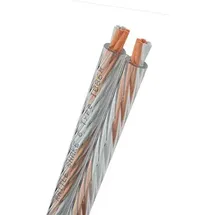 Oehlbach D1C356 Lautsprecherkabel 2 x 6mm2 Transparent