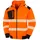 Result Genuine Recycled Unisex Sicherheits Kapuzen Sweatjacke Warnschutz-Sweatshirt R503X fluorescent orange/black 3XL