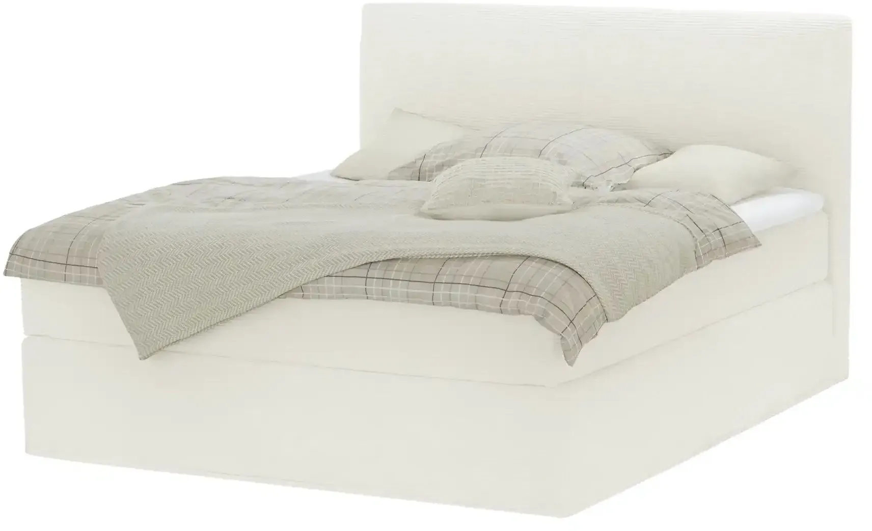 Boxi Boxspringbett  Boxi Classic ¦ creme ¦ Maße (cm): B: 180 H: 125