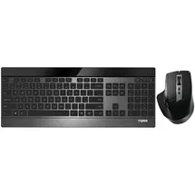 Rapoo 9900M Multi-Mode-Deskset Kabellos, ultraflach