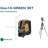 Geo Fennel - Automatisches Kreuzlaser-paket Geo1x Green Set + Stativ 541260