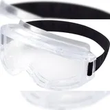 TOOLCRAFT TO-5343216 Vollsichtbrille inkl. Kopfhalterung Klar EN 166 DIN 166