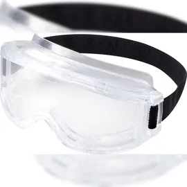 TOOLCRAFT TO-5343216 Vollsichtbrille inkl. Kopfhalterung Klar EN 166 DIN 166