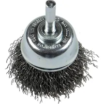 KLINGSPOR BTS 600W Topfbürste mit Schaft, 50 x 6mm 0,3 Edelstahl BTS 600W 358332 20St.