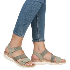 remonte Riemchensandalen Damen Grün 40