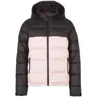 O'Neill O'riginals Puffers Damen Daunenjacke, Schwarz/Rosa, Rosa, 38 - M