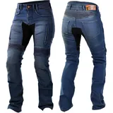 Trilobite Parado Doublelayer AAA Damen Jeans blau | Regular Fit Gr. 28/34