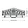 WAGO 727-220 Rangierklemme 7.62mm Zugfeder Belegung: L Grau 50St.