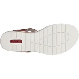Rieker Keilsandalette Damen Cognac 38