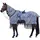 Waldhausen Fliegenausreitdecke Zebra mit Fransen 155 cm M Schwarz/Weiß