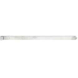 Ladenband, gerade, Abschluss abgerundet, feuerverz., LxB1182x60 mm, Rolle Ø20 mm