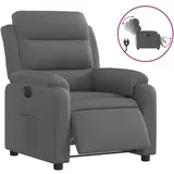 vidaXL Relaxsessel Elektrisch 148 x 79,5 x 0 cm Dunkelgrau mit Liegefunktion