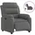 vidaXL Relaxsessel Elektrisch 148 x 79,5 x 0 cm Dunkelgrau mit Liegefunktion
