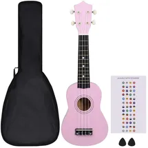 vidaXL Ukulele (Sopran, Soprano), Ukulele, Rosa