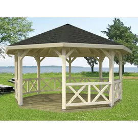 Palmako Betty 4,65 x 4,65 m Natur