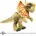 The Jurassic Park Dilophosaurus Rex Plüschfigur 25 cm Gelb