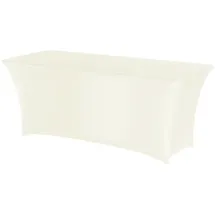 HENDI Tischhusse, rechteckig, 810927, Weiß, 1500x760x(H)730mm