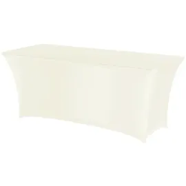 HENDI Tischhusse, rechteckig, 810927, Weiß, 1500x760x(H)730mm