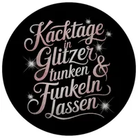 Speecheese Kacktage in Glitzer tunken Magnet Lustiger Kühlschrank-Dekomagnet für