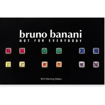 Bruno Banani Ohrstecker-Set Regenbogen Silber 925 mit Zirkonia 12-tlg